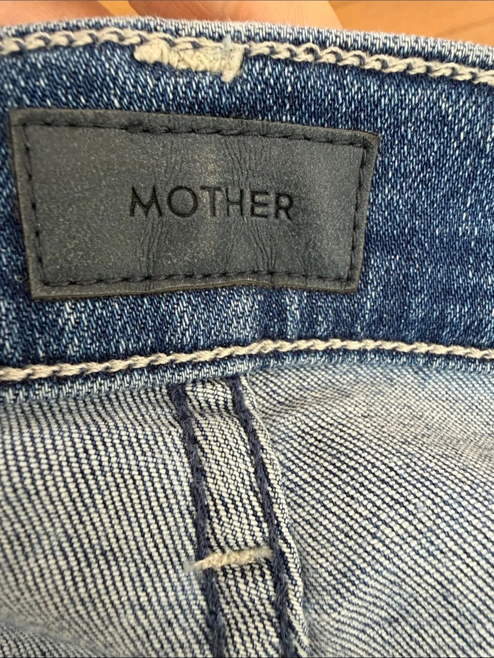 MOTHER The Hustler Ankle Fray Size 30